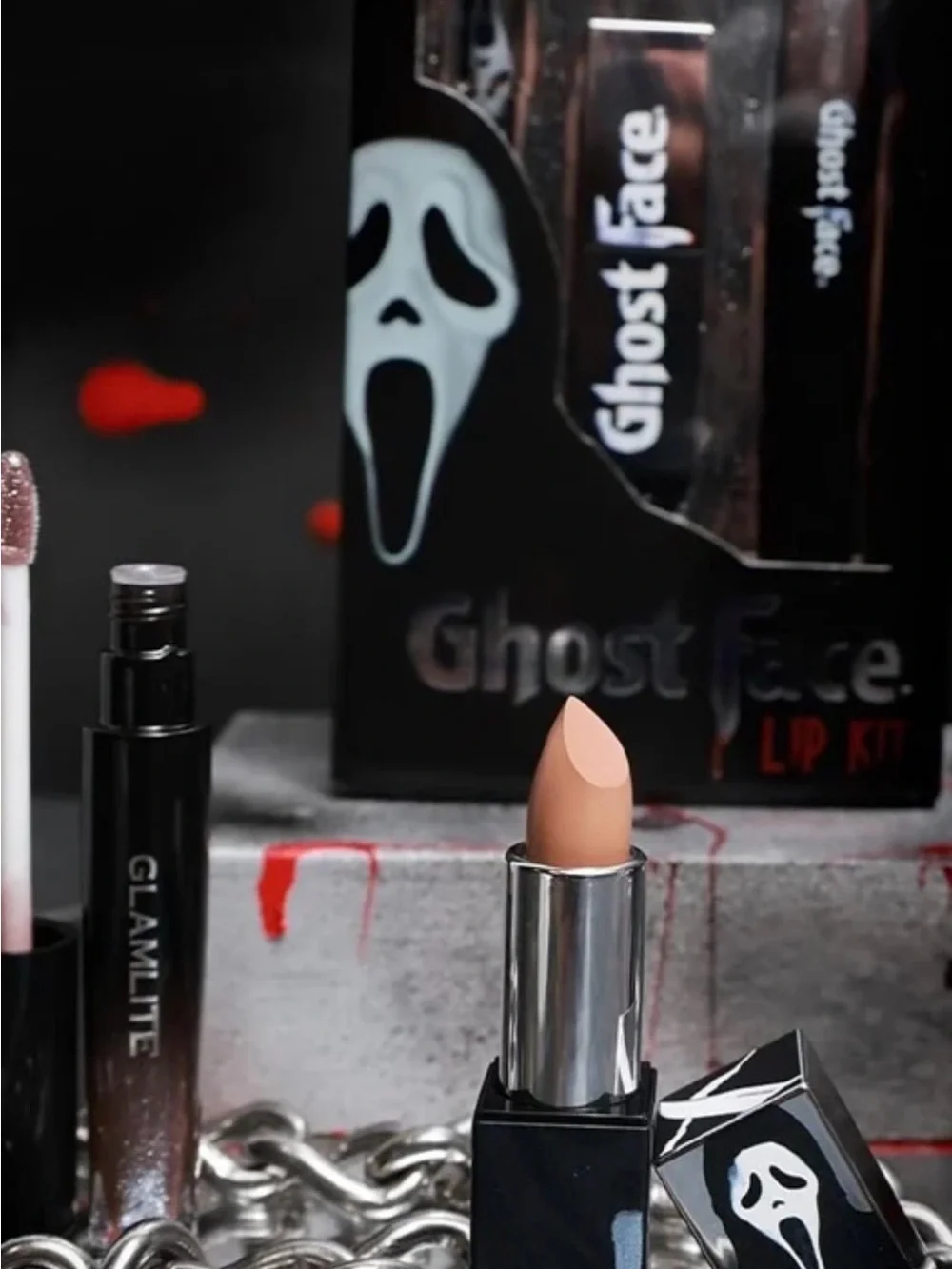 Glamlite Ghost Face Nude Lip Kit